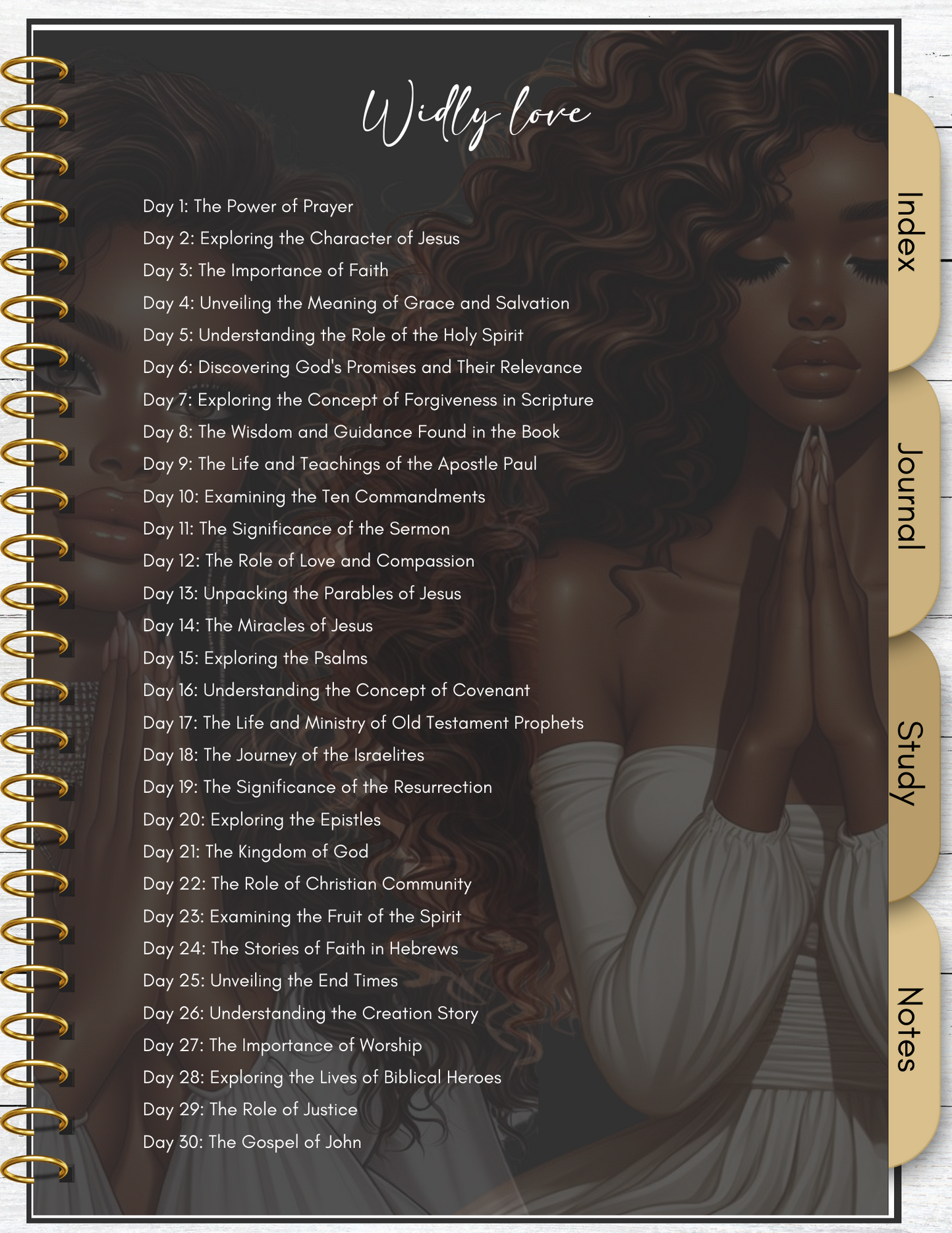 52-Week Digital Bible Study Guide Journal